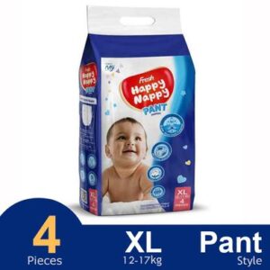 Fresh_Happy_Nappy_Pant_System_Baby_Diape-XL Size 4pcs